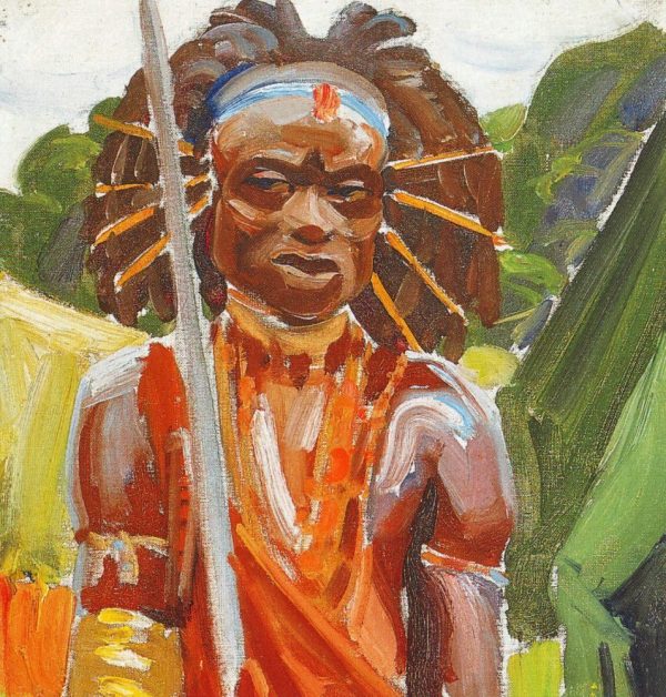 Kikuyu Warrior by Akseli Gallen-Kallela