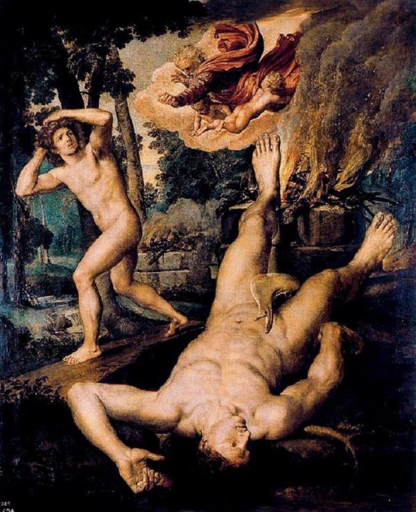 Killing of Abel by Michiel van Coxcie