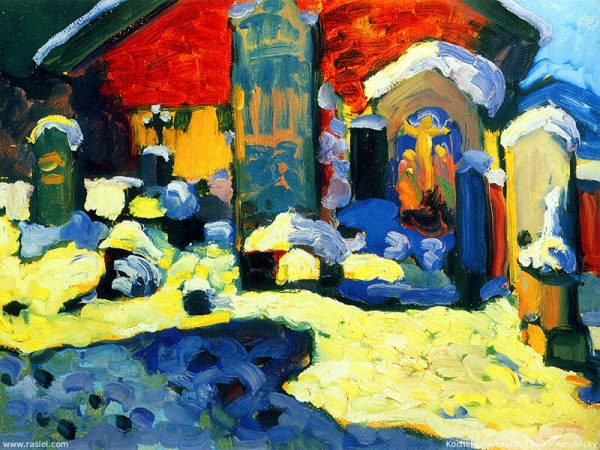 Kochel Graveyard by Wassily Kandinsky