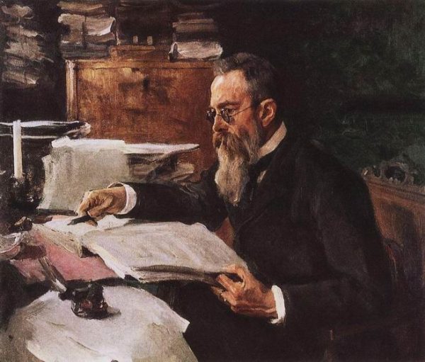 Portrait of the Composer Rimsky-Korsakov by Valentin Alexandrovich Serov