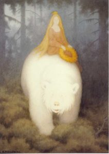 Kvitebjorn - Kong Valemon by Theodor Kittelsen - hand-painted oil reproduction