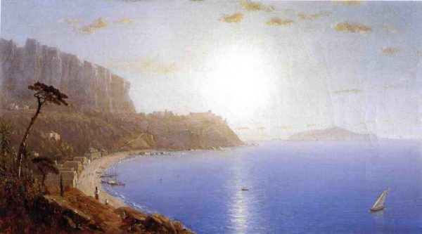 La Marina Grande, Capri by Sanford Robinson Gifford
