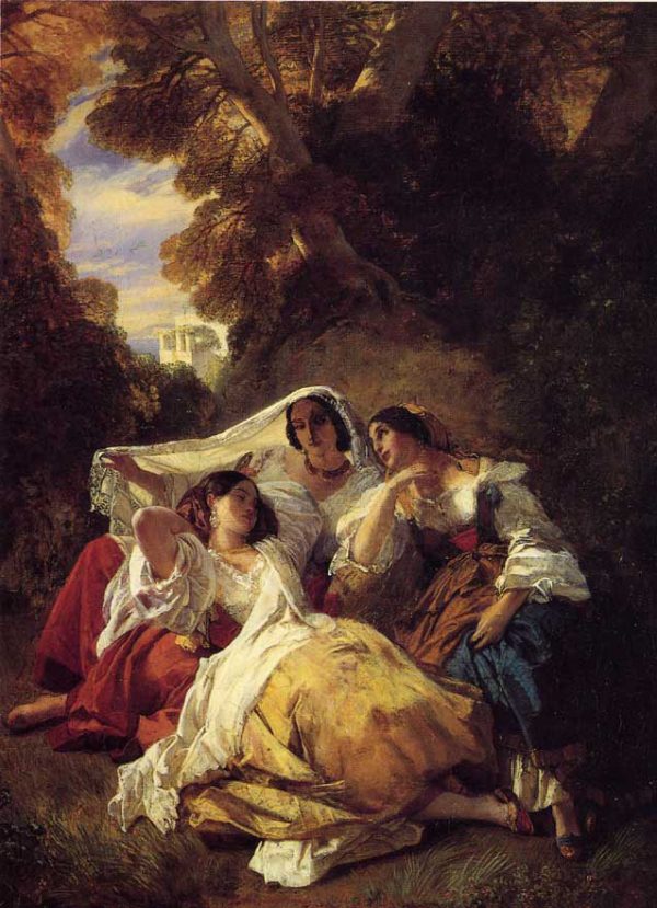 La Siesta by Franz Xavier Winterhalter