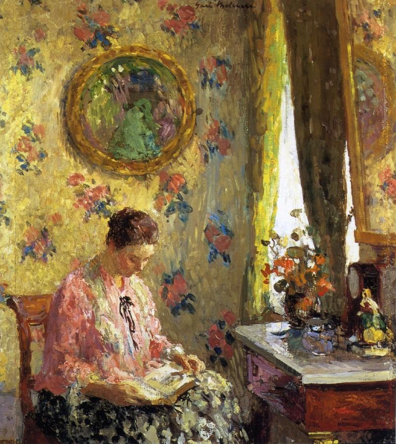 Lady Reading by Gari Melchers