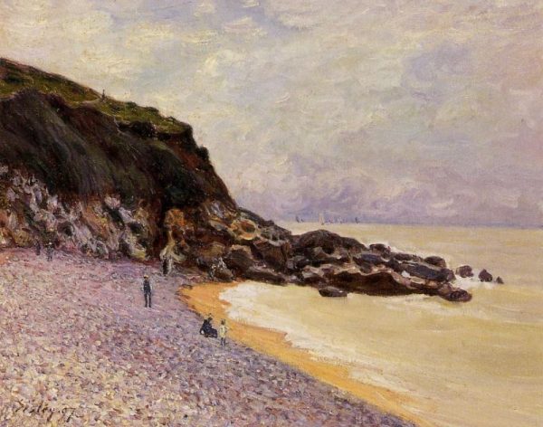 Lady's Cove before the Storm by Alfred Sisley