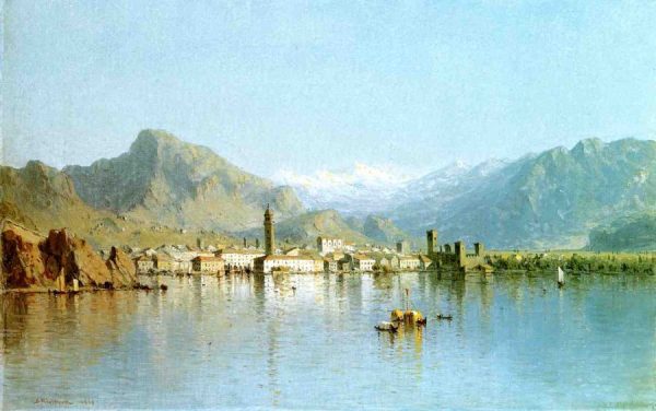 Lago di Garda, Italy by Sanford Robinson Gifford