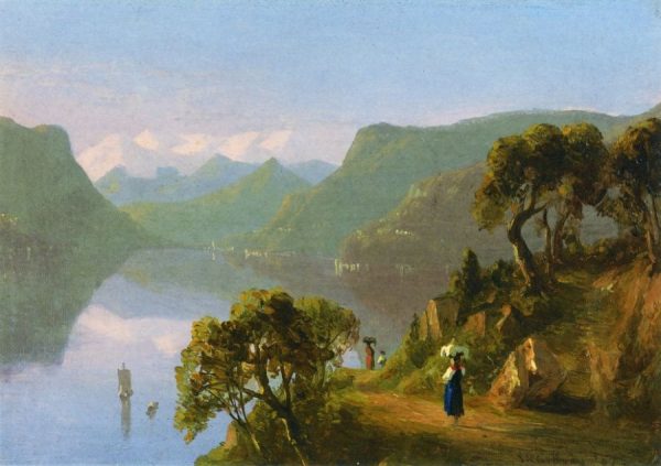 Lake Como by Sanford Robinson Gifford