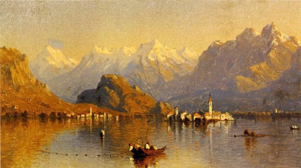 Lake Maggiore by Sanford Robinson Gifford