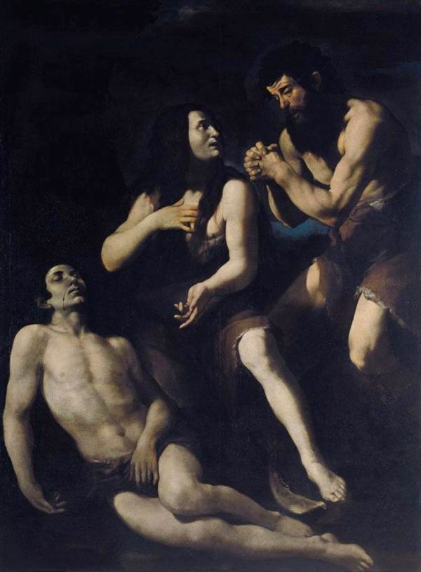 Lamentation of Adam and Eve on the Dead Abel by Giovanni Battista Caracciolo