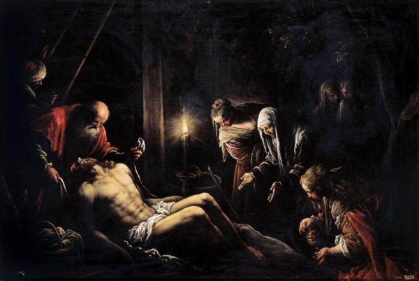 Lamentation over the Dead Christ by Francesco Bassano