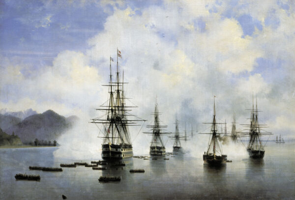 Landing at Subashi by Ivan Aivazovsky