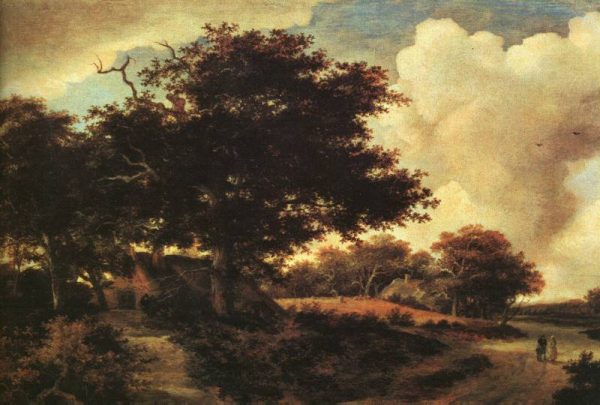 Landscape by Meyndert Hobbema
