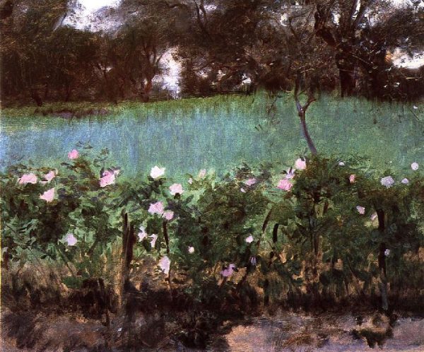 Landscape With Rose Trellis by John Singer Sargent