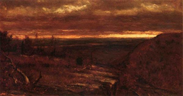 Landscape at Sunset by Thomas Worthington Whittredge