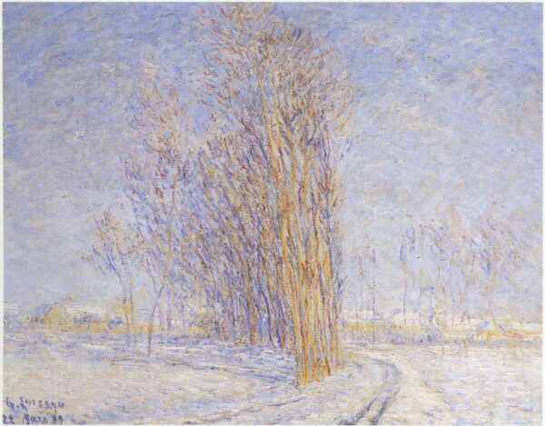 Landscape in Snow by Gustave Loiseau
