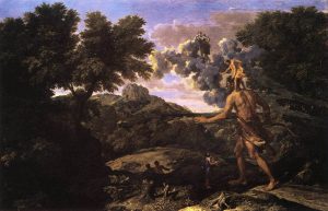 Landscape with Diana and Orion by Nicolas Poussin - hand-painted oil reproduction