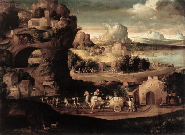 Landscape with Magicians