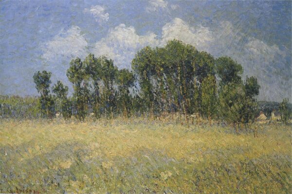 Landscape with Poplars by Gustave Loiseau