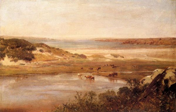 Landscape with River by Thomas Worthington Whittredge