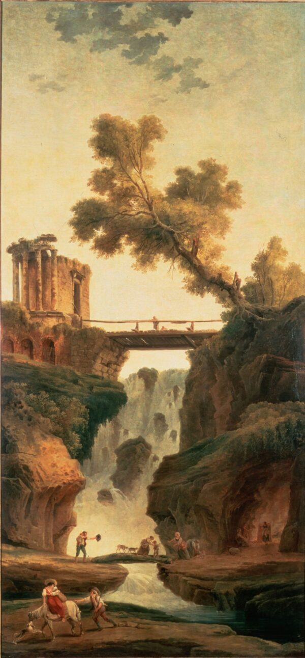 Landscape with a Waterfall