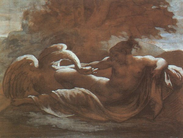 Leda and the Swan by Theodore Gericault