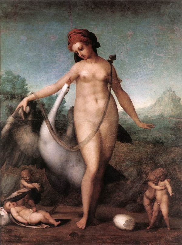 Leda and the Swan by Jacopo Pontormo
