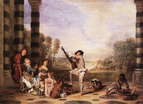 Les Charmes de la Vie (The Music Party) by Antoine Watteau