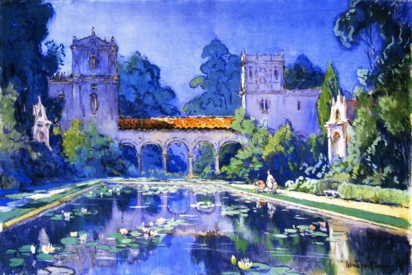 Lily Pond Balboa Park by Colin Campbell Cooper