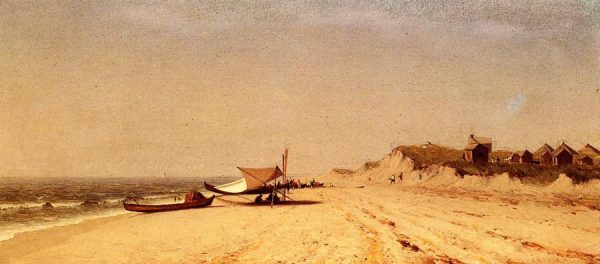 Long Branch Beach by Sanford Robinson Gifford