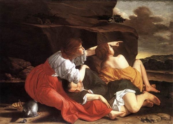 Lot and His Daughters by Orazio Gentileschi