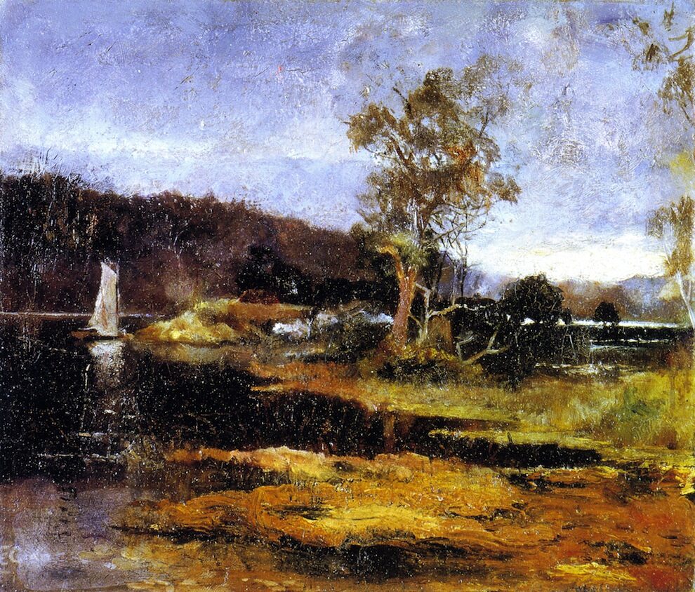 Low Tide Hawkesbury River by Charles Conder