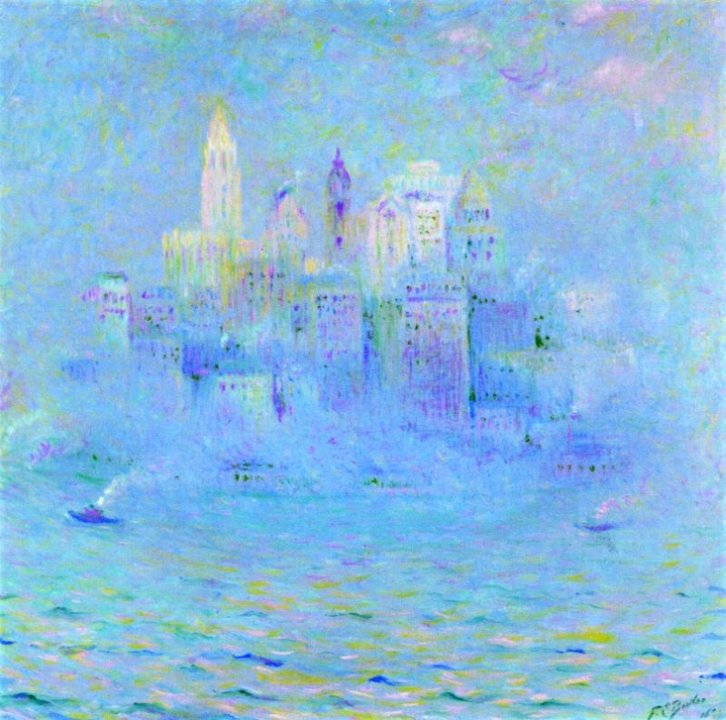 Lower Manhattan by Theodore Earl Butler