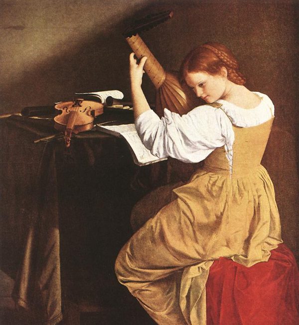 Lute Player by Orazio Gentileschi