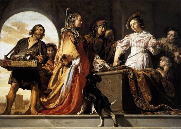 The Discovery of Achilles among the Daughters of Lycomedes by Jan De Bray