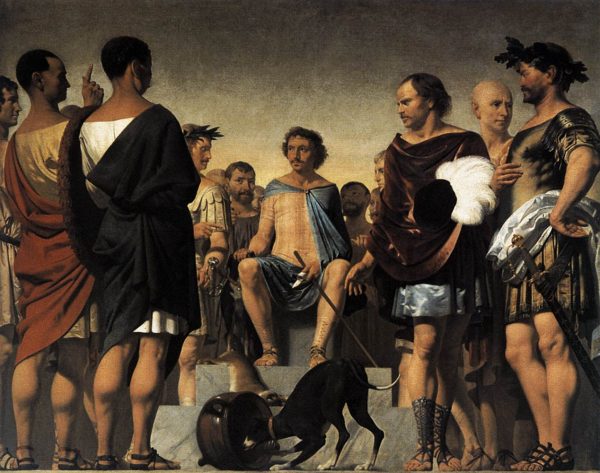 Lycurgus Demonstrates the Benefits of Education by Caesar van Everdingen