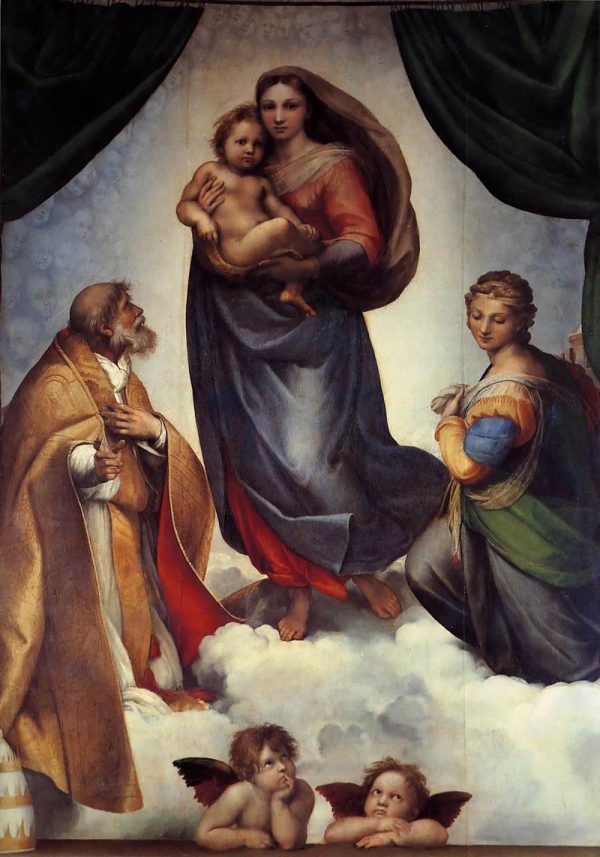The Sistine Madonna C by Raphael Sanzio