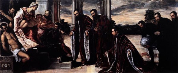 Madonna dei Camerlenghi (Madonna dei Tesorieri) by Tintoretto