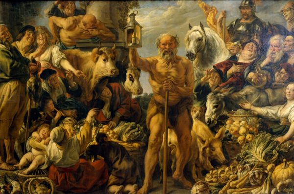 Diogenes Searching for an Honest Man by Jacob Jordaens