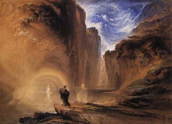Manfred and the Witch of the Alps by John Martin