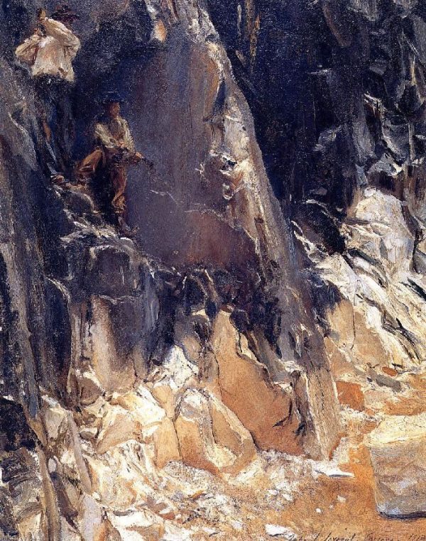 Marble Quarries at Carrara by John Singer Sargent