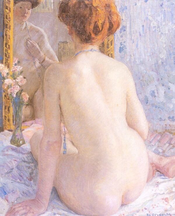 Reflections (Marcelle) by Frederick Carl Frieseke