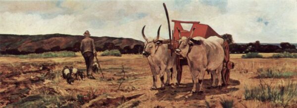 March Landscape by Giovanni Fattori