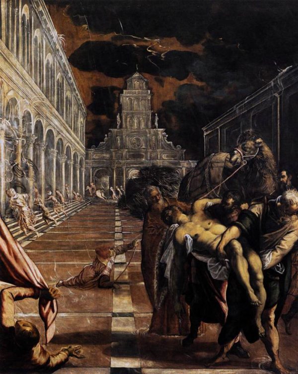 The Stealing of the Dead Body of St. Mark by Tintoretto