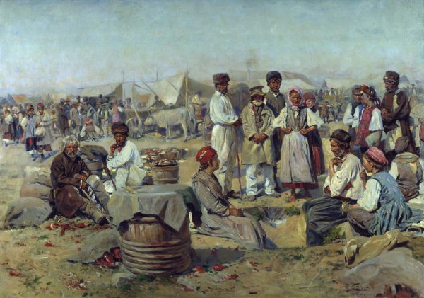 Market in Poltava by Vladimir Makovsky