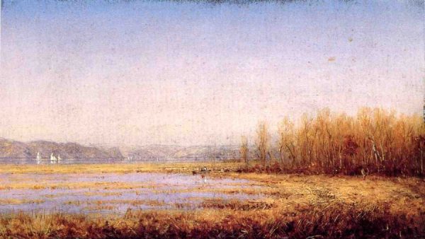 Marshes of the Hudson by Sanford Robinson Gifford