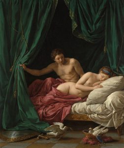 Mars And Venus Allegory Of Peace by Louis-Jean-Francois Lagrenee - hand-painted oil reproduction