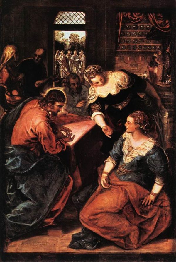 Christ in the House of Mary and Martha by Tintoretto