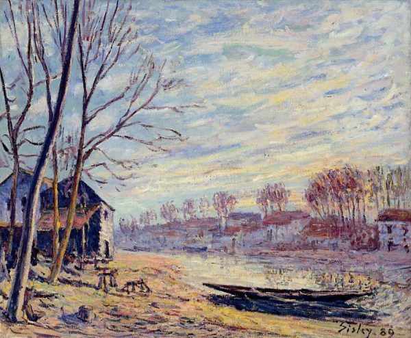 Matrat Cottages by Alfred Sisley