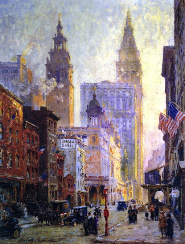 Metropolitan Tower New York City by Colin Campbell Cooper