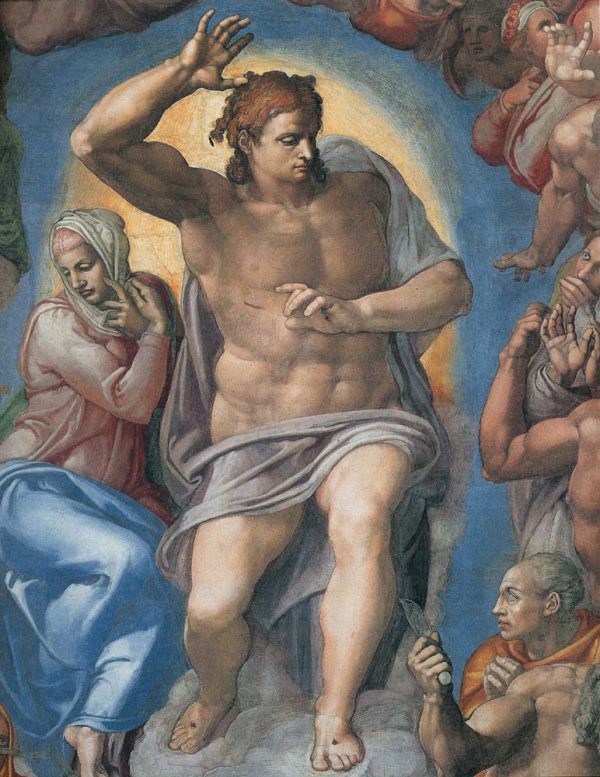 Christ the Judge by Michelangelo
